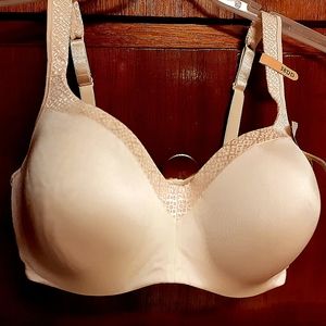 New Playtex Secrets Underwire Padded Bra 38DD with tags
